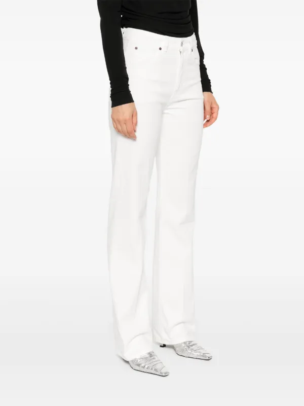 Victoria Beckham Julia Jeans | White | FARFETCH