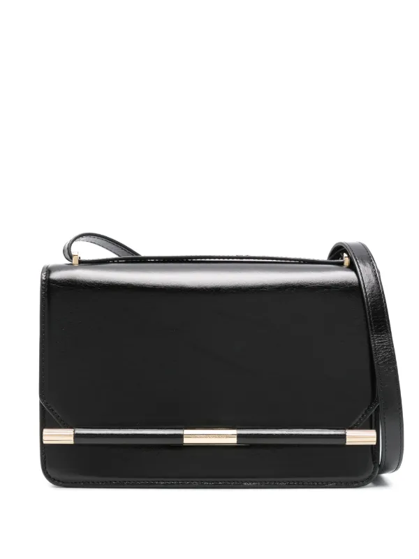 VICTORIA BECKHAM 202 レザー ショルダーバッグ Victoria Beckham 202 ショルダーバッグ | ブラック | FARFETCH JP