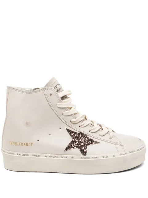 Golden Goose 프랜시 나파 어퍼 글리트 스니커즈