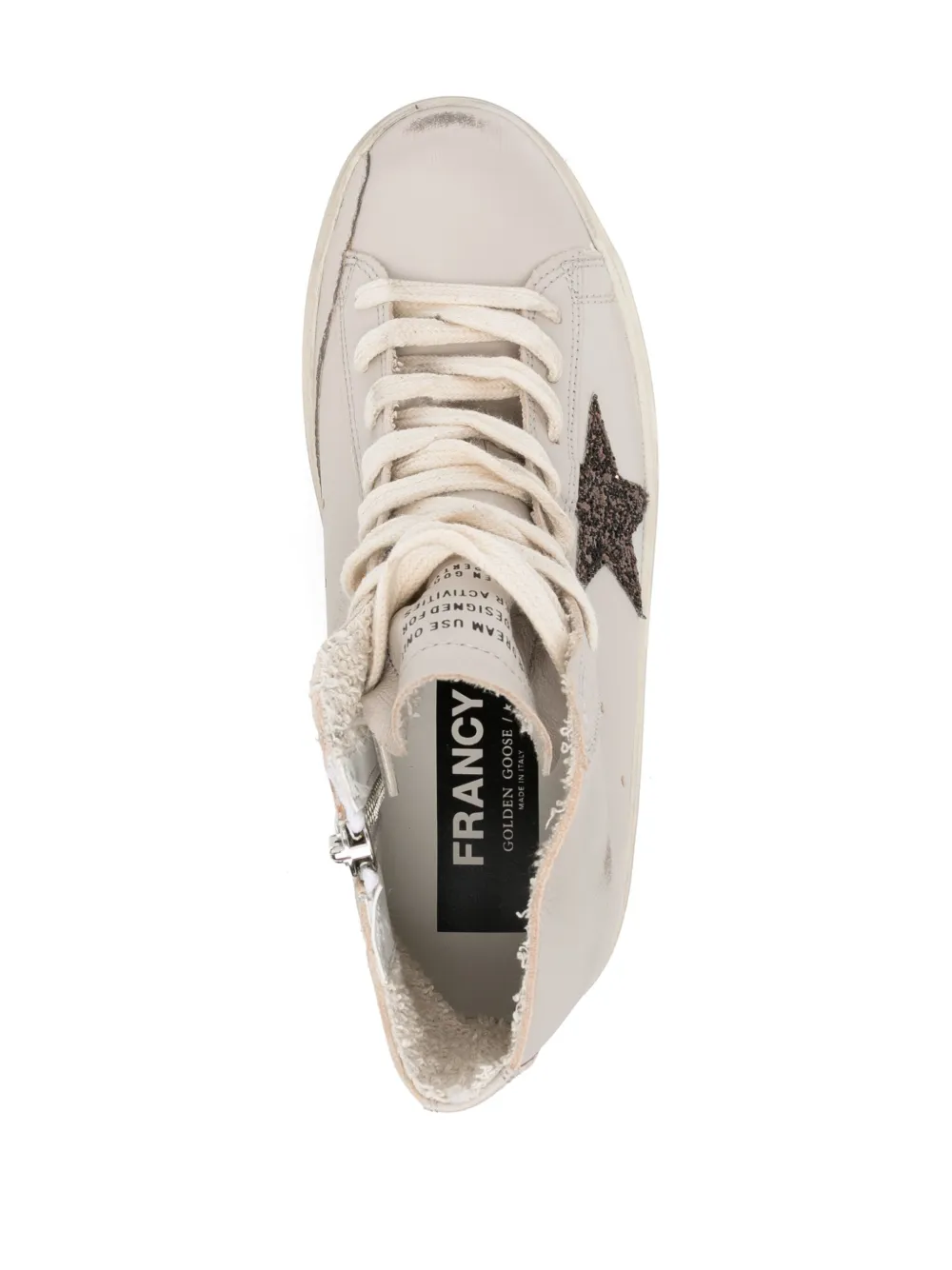 Golden Goose Hi Francy Sneakers In Neutrals