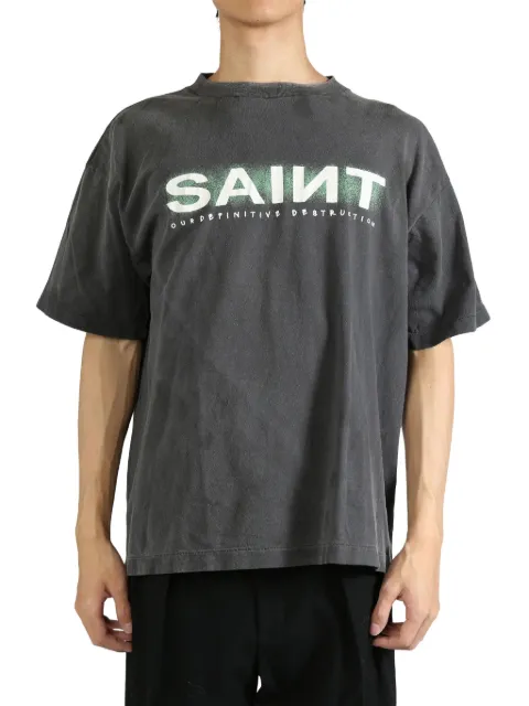 SAINT MXXXXXX logo-print cotton T-shirt