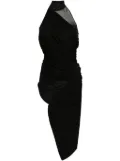 Magda Butrym asymmetric halter dress - Black