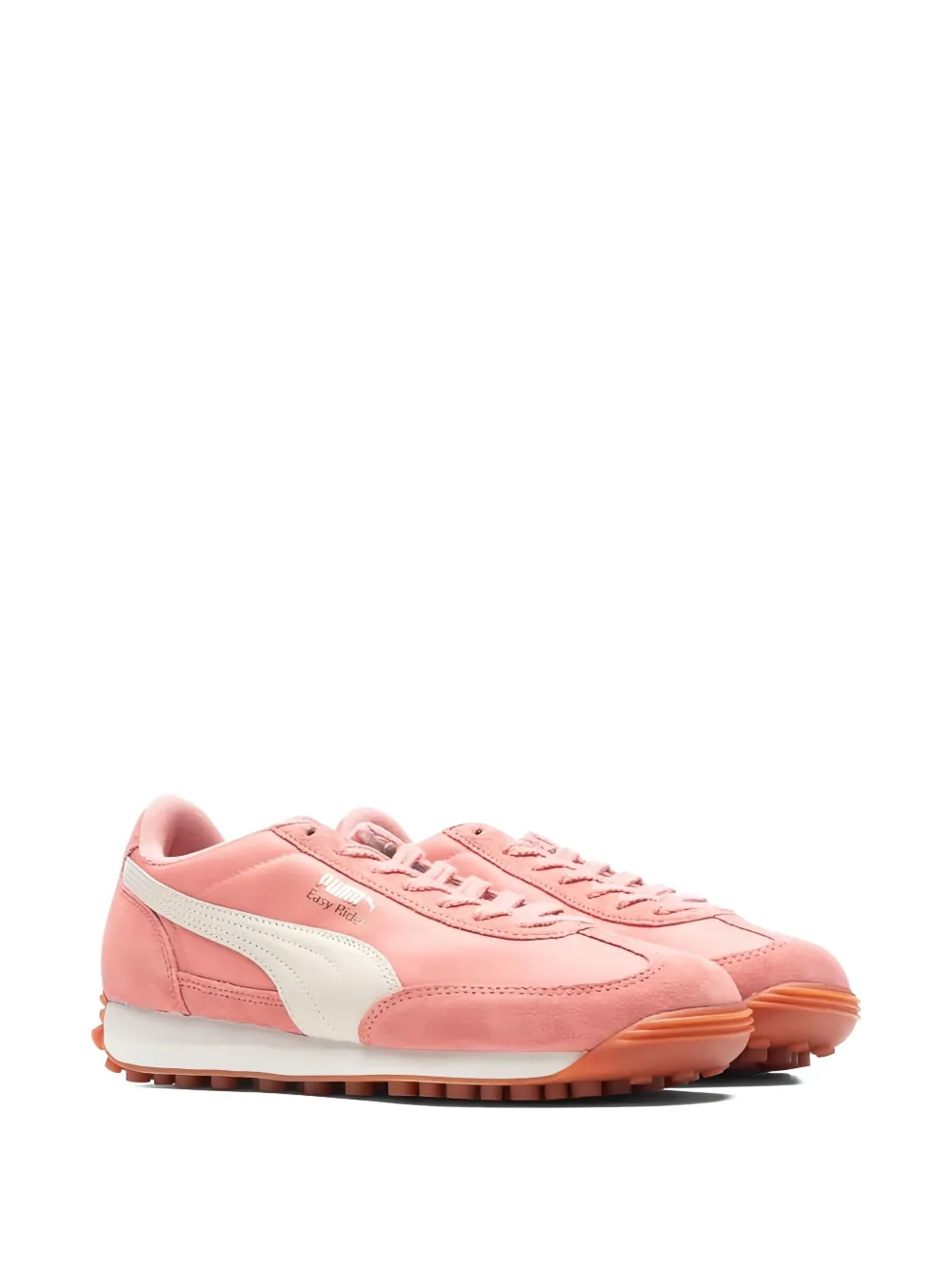 Puma Easy Rider Vintage Sneakers Deeva Peach-alpine Snow-gold In Brown