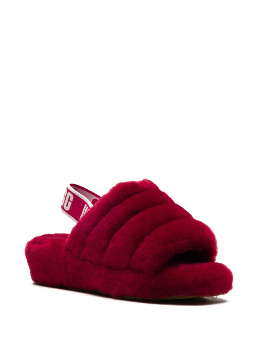 UGG Fluff Yeah "Red" slippers