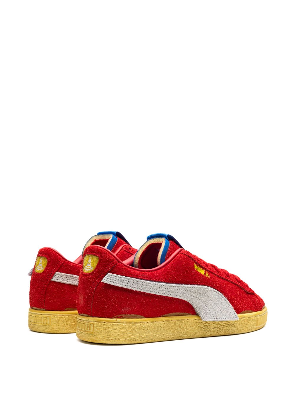 PUMA x Joshua Vides x Ferrari suede sneakers Red