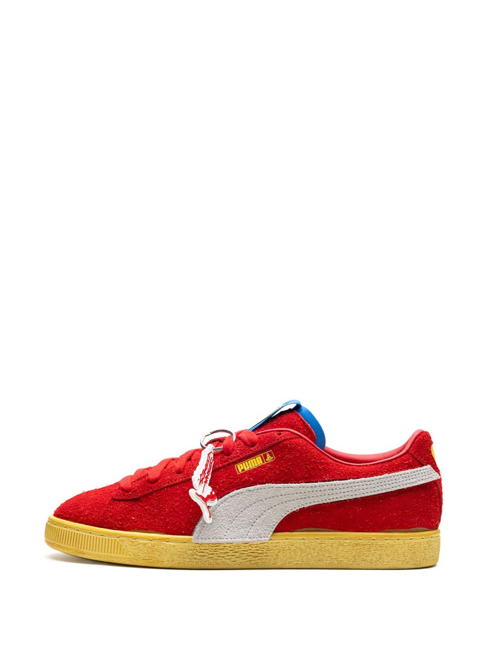 PUMA x Joshua Vides x Ferrari suede sneakers Red