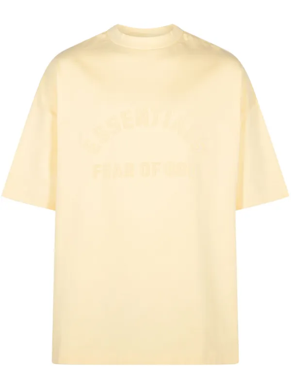 【送料&関税込】Fear of God T-shirt In Beige Viscose Beige Basic T-Shirt | FEAR OF GOD - Antonia