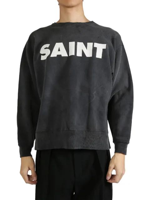 SAINT MXXXXXX logo-print sweatshirt