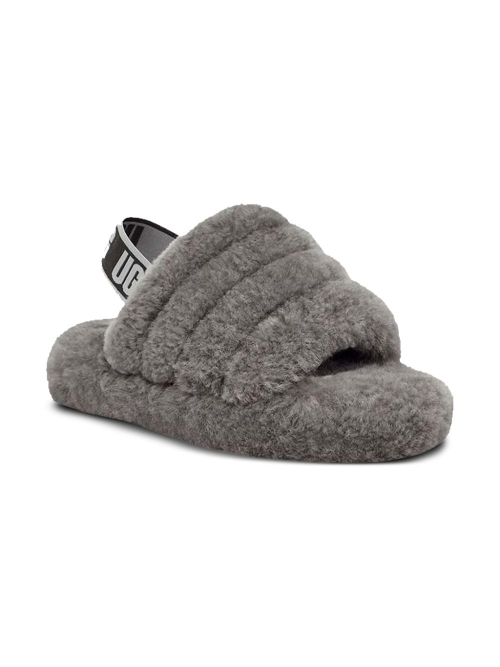 UGG Kids Fluff Yeah slides Grijs