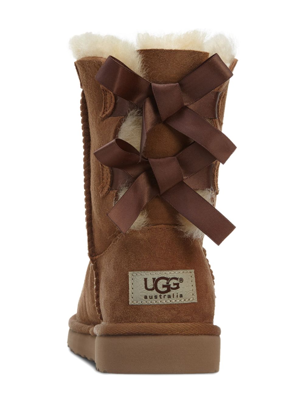 UGG Kids Bailey Bow "Chestnut" boots - Brown