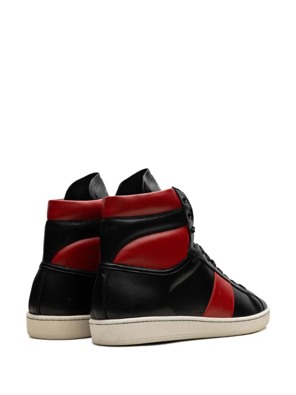 Saint laurent red sneakers on sale