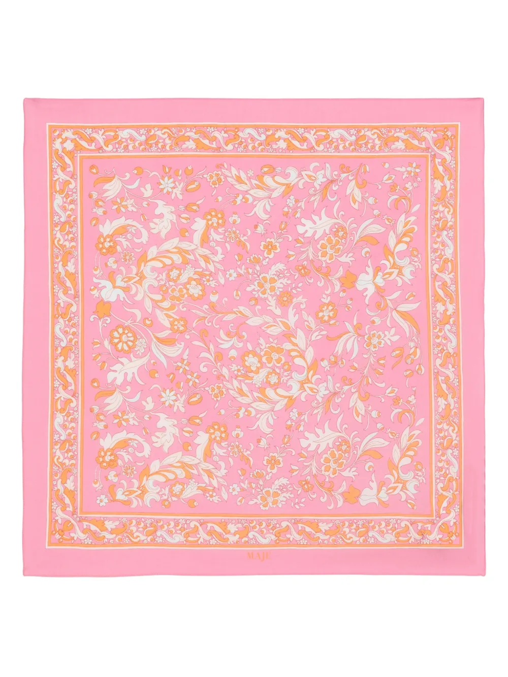 paisley-print scarf