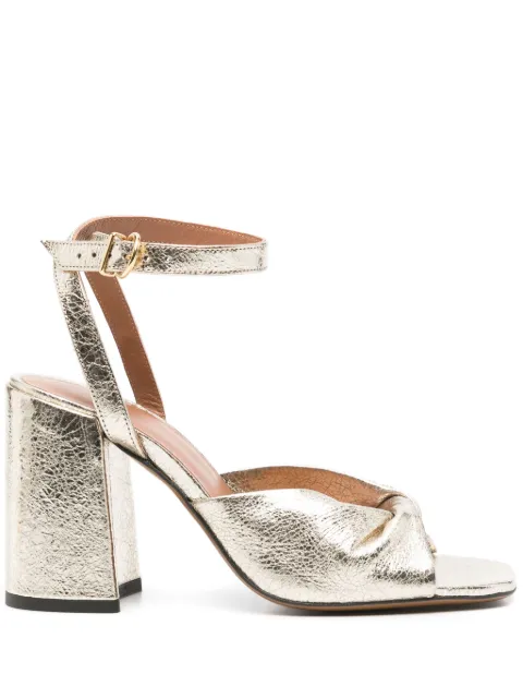 Maje 85mm metallic sandals
