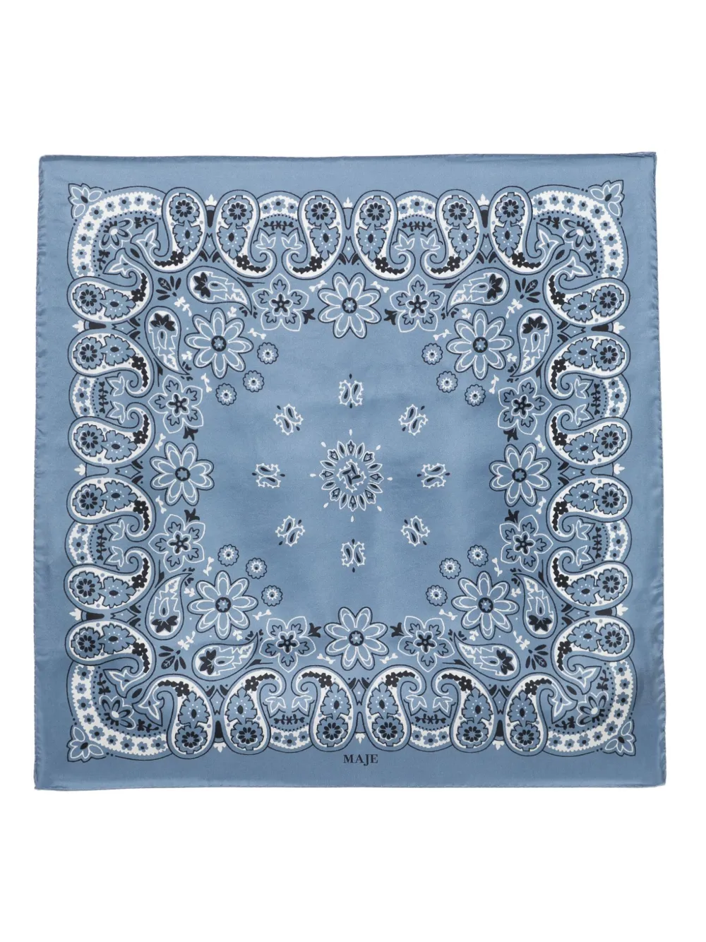 bandana-print scarf