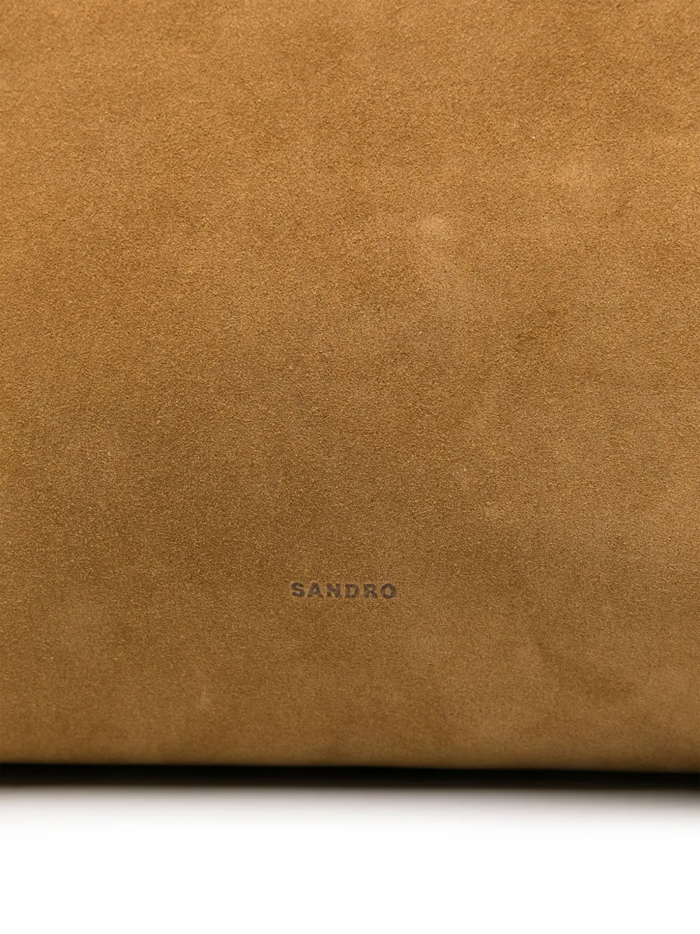 SANDRO Leren tas Beige