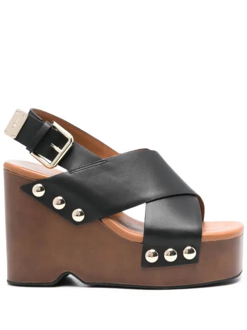 Maje sandalias con plataforma de 100mm