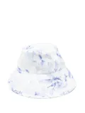 Maje floral-print hat - White