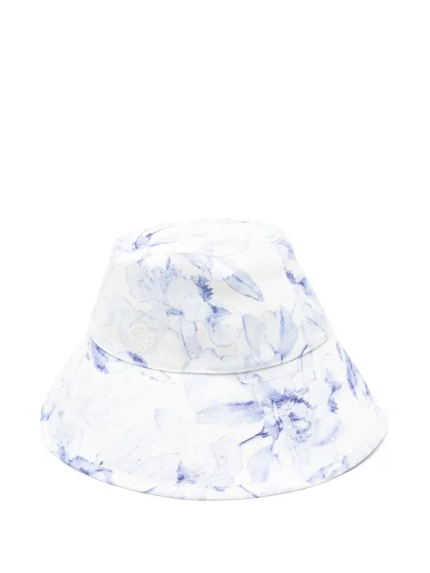 Maje floral-print hat