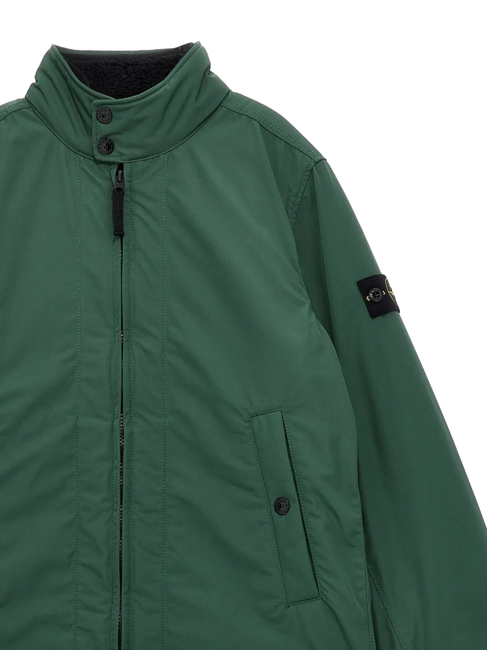 Stone Island Junior Omkeerbaar jack Groen