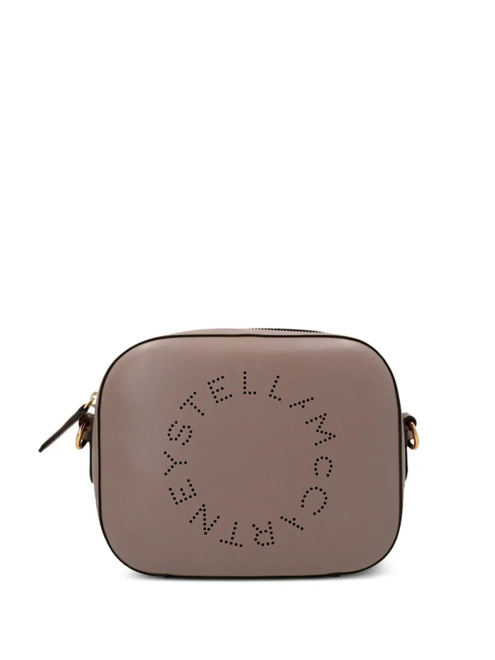 Stella McCartney Borsa a tracolla con logo - Marrone