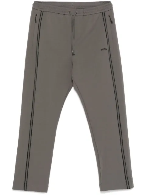BOSS Calça de moletom com aplicação de faixa