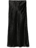 BOSS satin midi skirt - Black