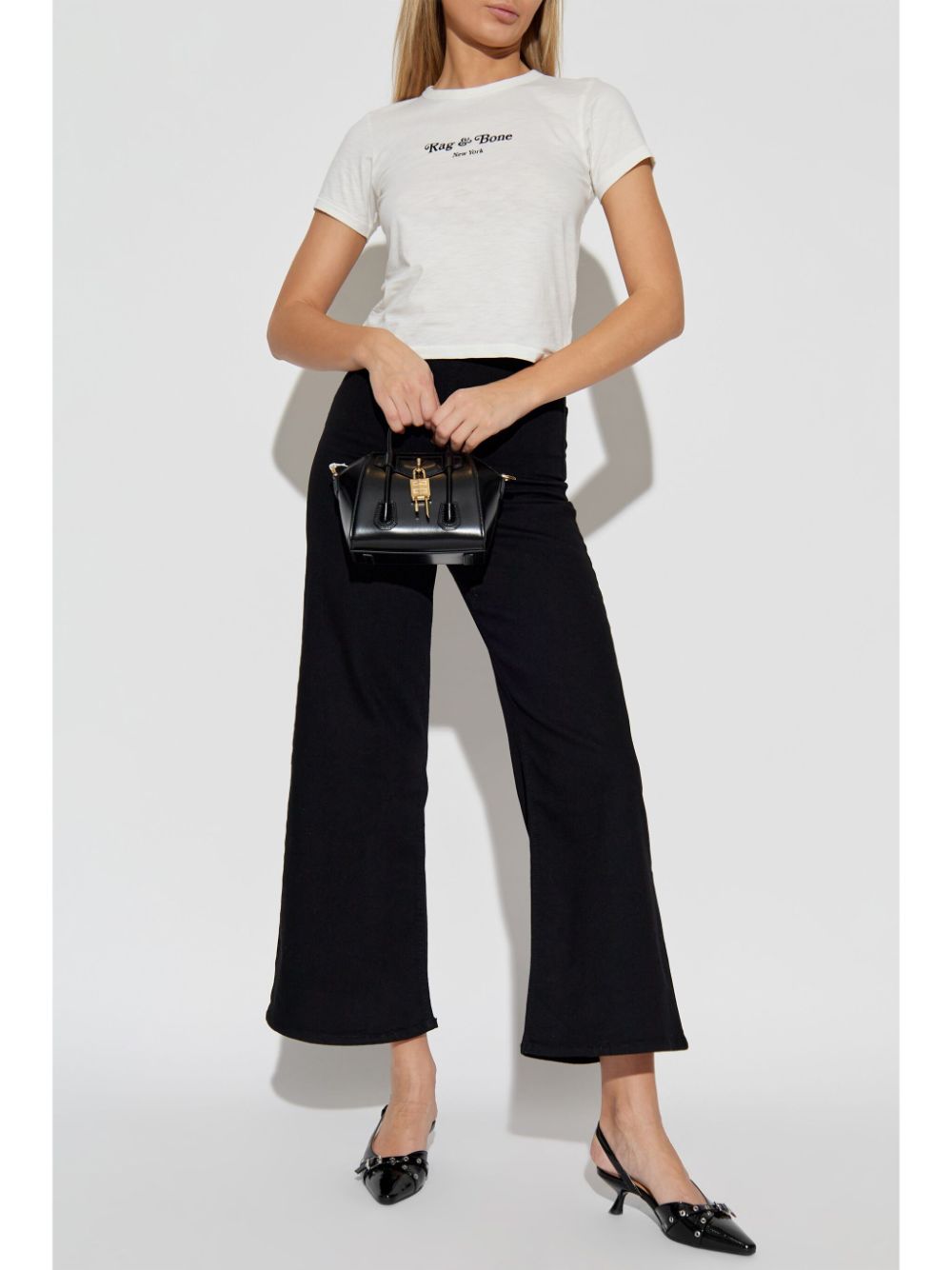 rag & bone Sofie wide-leg jeans - Zwart