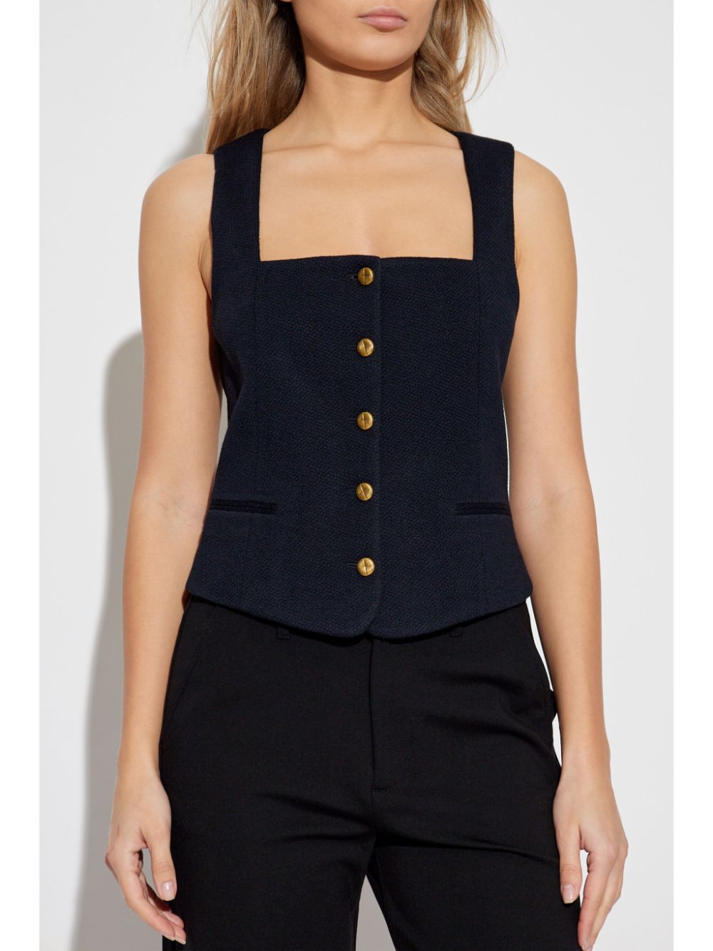 Shop Rag & Bone Mariana Waistcoat In Blue