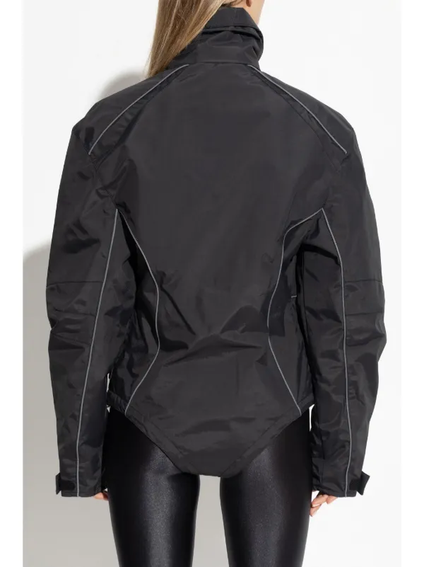 ジャケット COPERNI Woman Jacket Black COPV78F3004 BLK Coperni Logo Jacket | Black | FARFETCH CA
