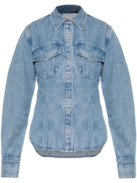 rag & bone camisa de mezclilla Annie