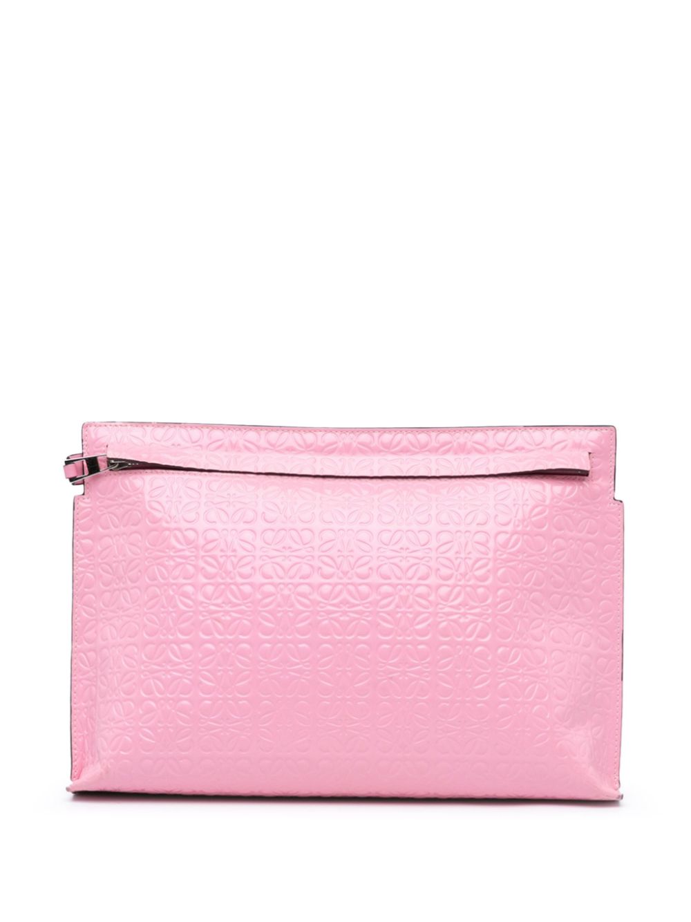 2010-2023 Embossed Anagram Repeat T clutch bag