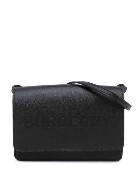 Burberry 2018-present Goatskin Hampshire Embossed Logo crossbody bag Women