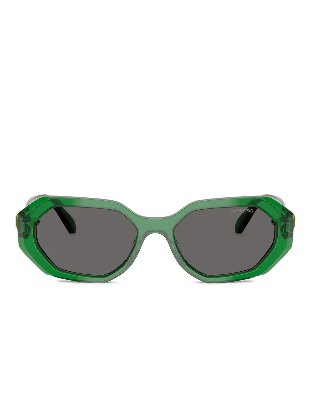 Swarovski Eyewear Sonnenbrille mit geometrischem Gestell - Grün