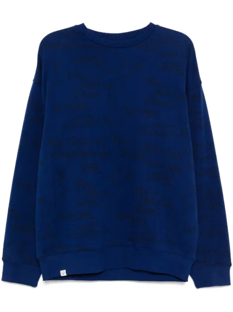 SPORT b. by agnès b.  stitching sweatshirt