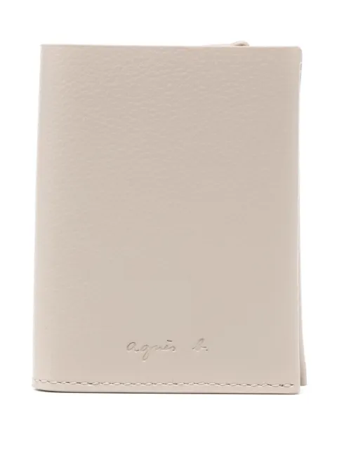 agnès b.  leather wallet
