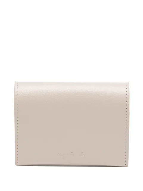 agnès b.  leather wallet