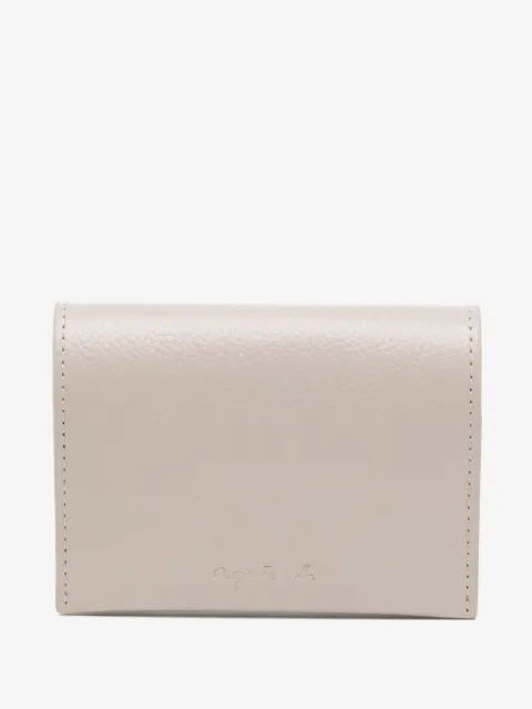 agnès b. leather wallet
