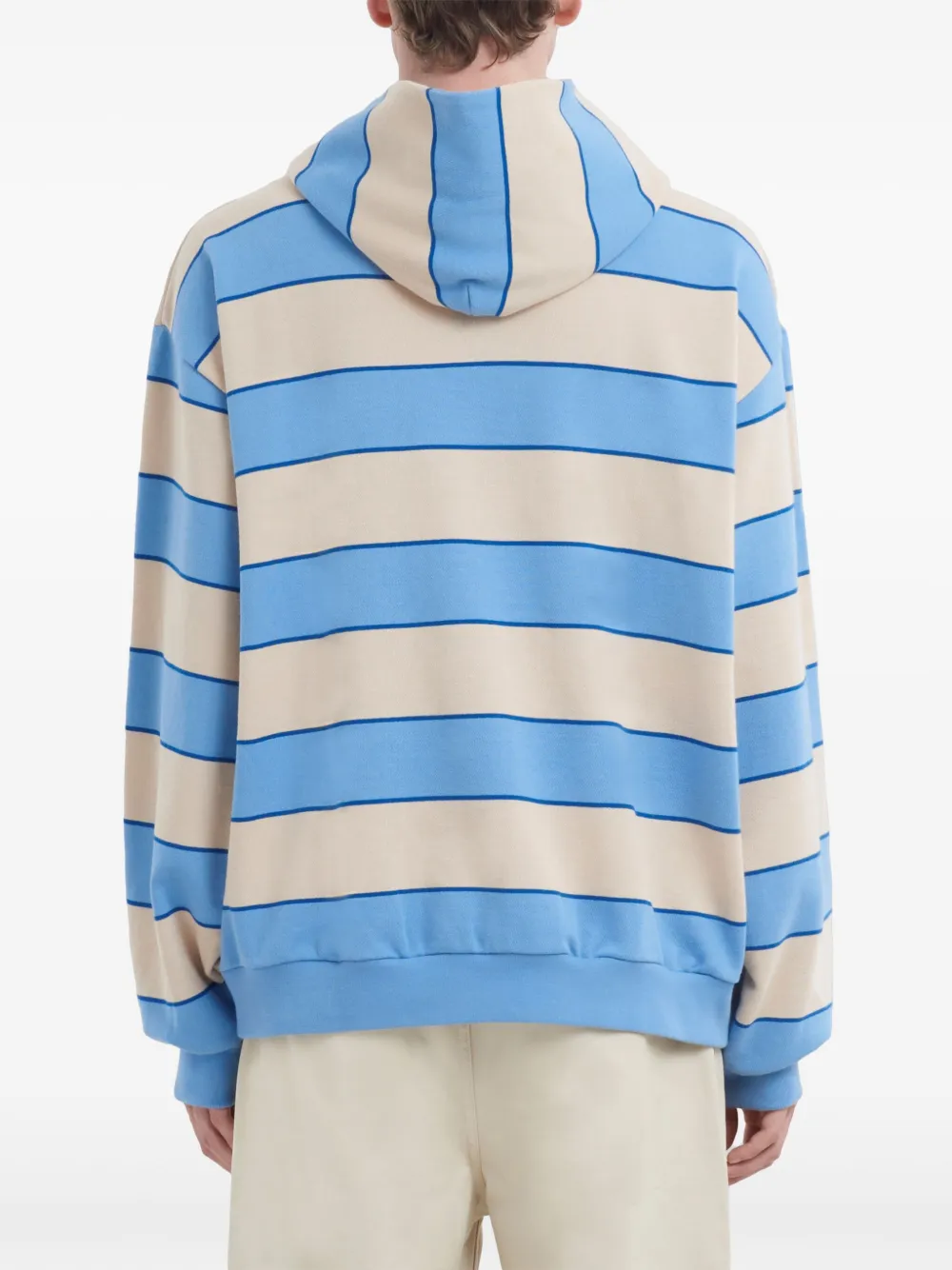 Marni Gestreepte hoodie Blauw