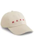 Marni logo cap - Neutrals