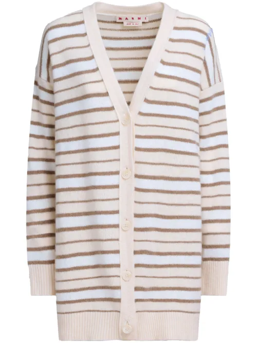 Cardigan à rayures - Marni - Modalova