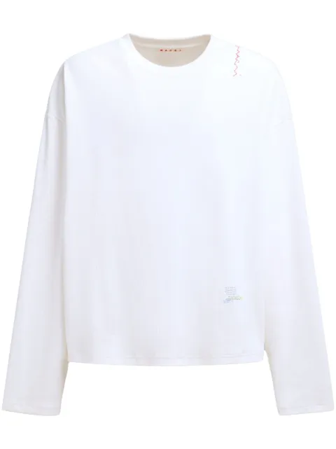 Marni logo-embroidered T-shirt