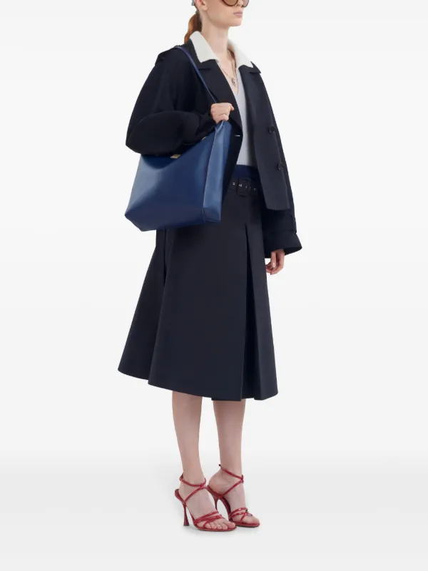 Marni double-breasted Trench Jacket | Black | FARFETCH