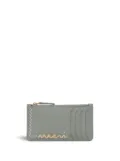 Marni logo-embroidered wallet - Blue