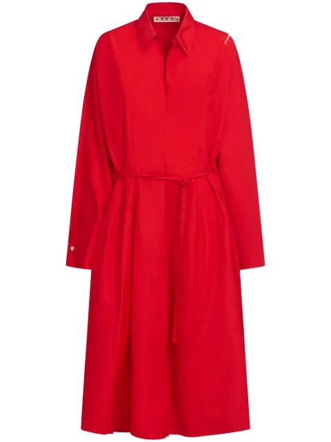 Marni cotton midi dress