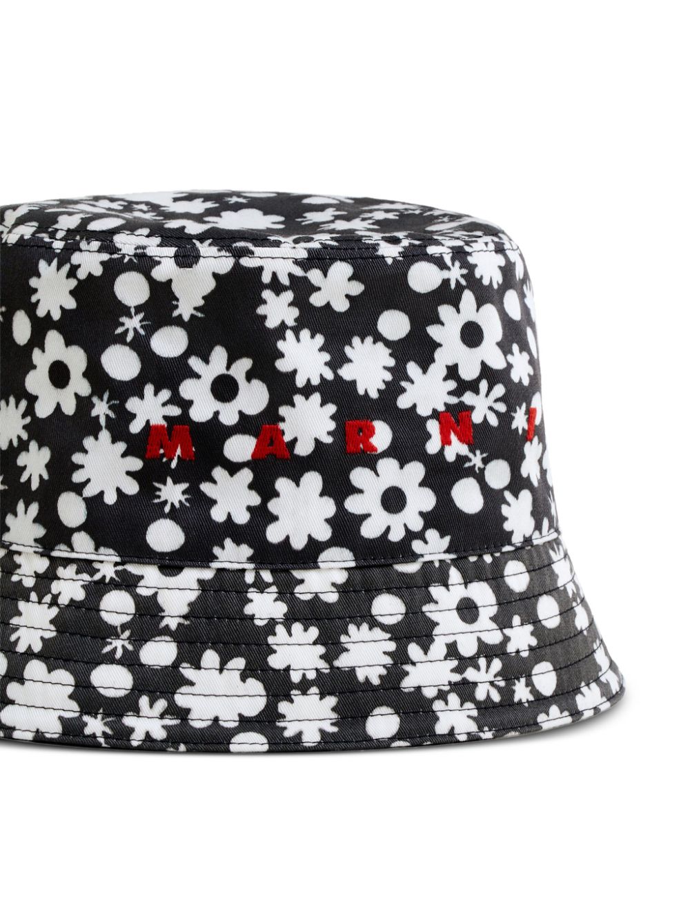 Marni floral-print cotton bucket hat Men