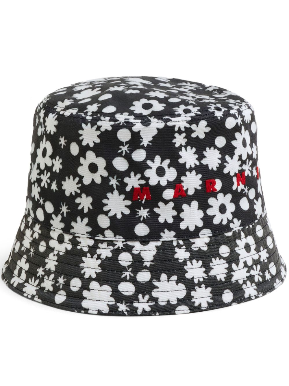 Marni floral-print cotton bucket hat Men