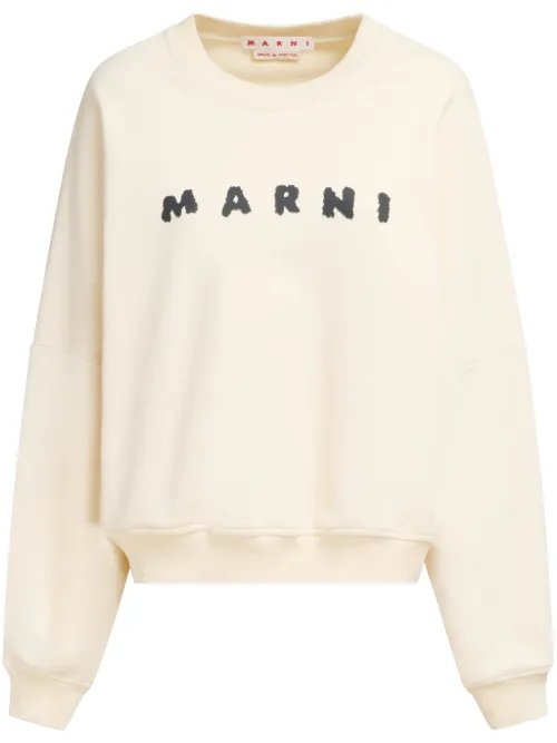 Sweat à logo imprimé - Marni - Modalova