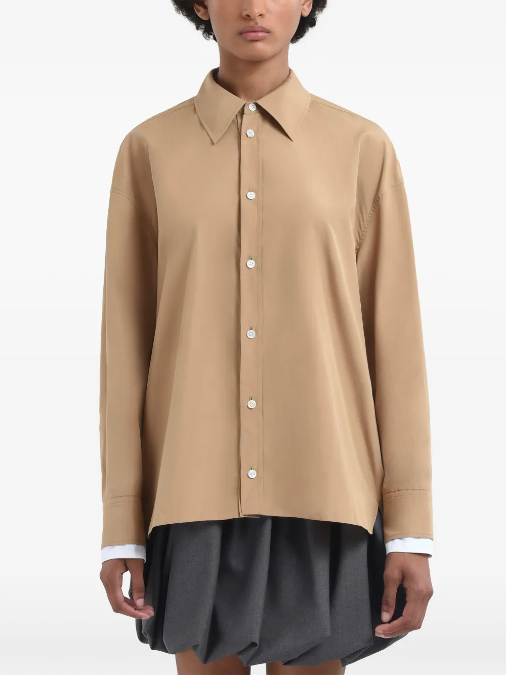 Marni Katoenen blouse - Beige