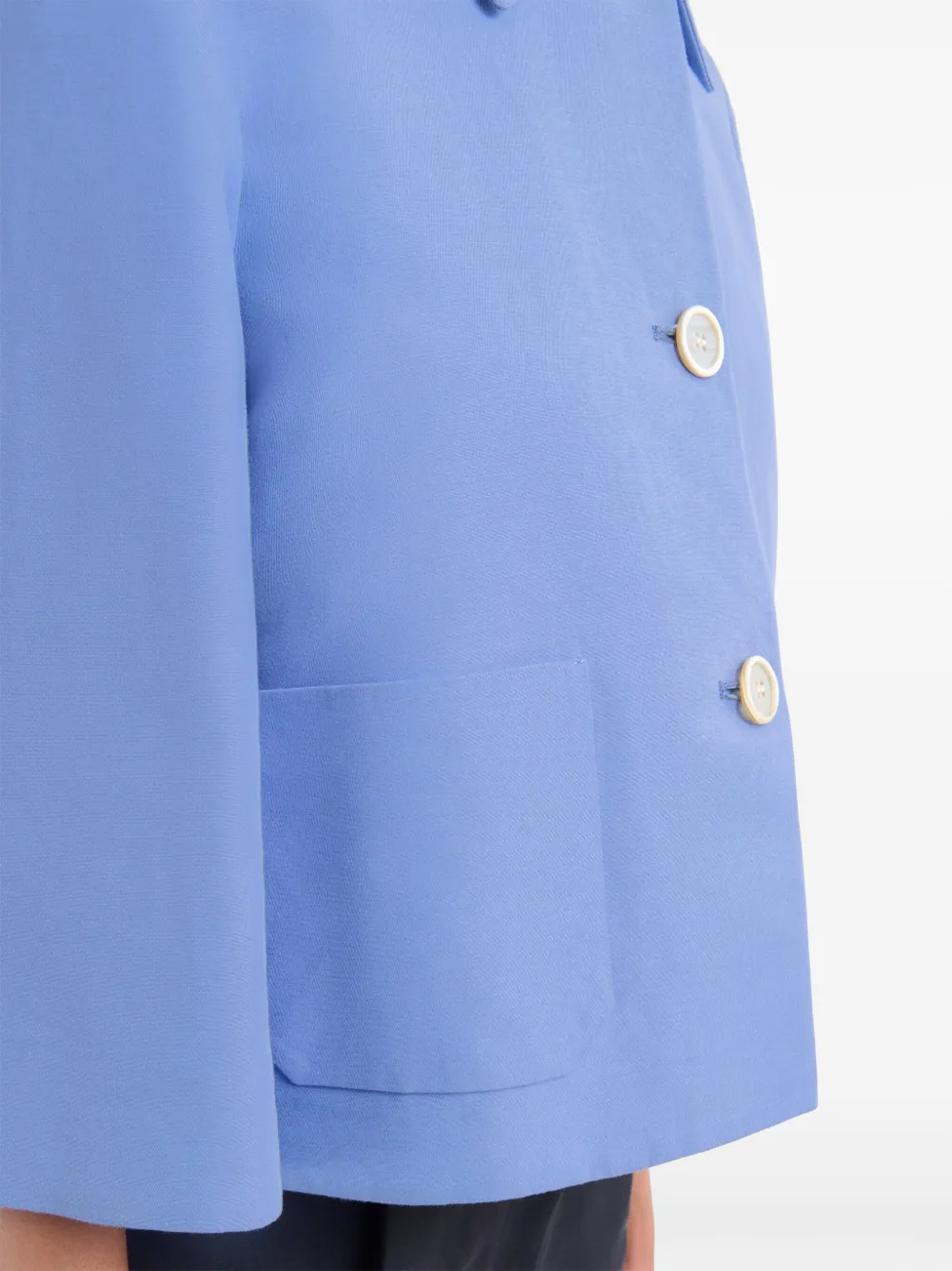Marni クロップドジャケット | ブルー | FARFETCH JP
