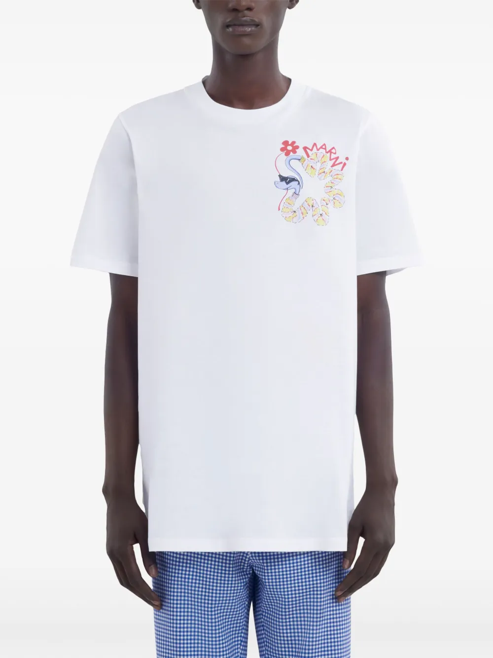 Marni T-shirt con stampa grafica | T-shirt e canotte | Image 3